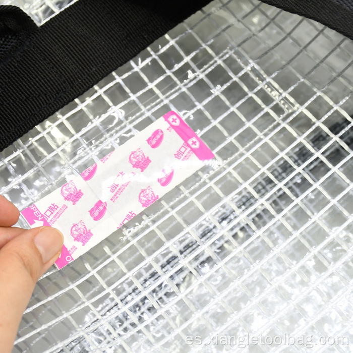 Mochila de cuadrícula transparente antiestática de mutitud para habitación limpia